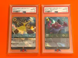 DISNEY LORCANA 2025 BELLE ENCHANTED #214 JAPANESE CARD PSA 10 - Image 2