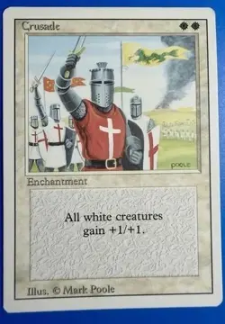 BANNED MTG Magic The Gathering Crusades | Revised Edition 3ED | 1994 | LP - Image 1