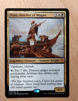 MTG Magic: Vona, Schlachterin von Magan, Butcher of Magan, Vampire Mythic - Image 1
