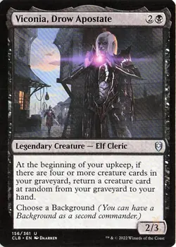 Viconia, Drow Apostate 156 Commander Legends: Battle for Baldur's Gate NM - Image 1