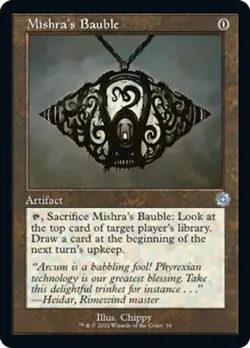 Mishras Bauble Retro Frame - EN NM - Brothers War 34 - MTG Magic - Image 1