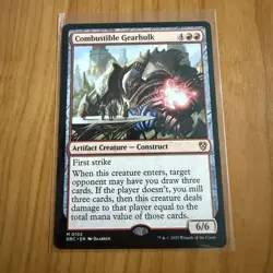 Combustible Gearhulk - N/M - Aetherdrift - Magic The Gathering MTG - Image 1
