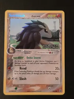 Sandslash 27/113 Reverse Holo Pokemon EX Delta Species - Image 1