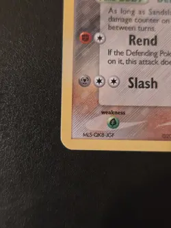 Sandslash 27/113 Reverse Holo Pokemon EX Delta Species - Image 4
