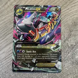 Pokemon TCG M Latios EX XY Roaring Skies Full Art Ultra Rare 59/108 - Image 1