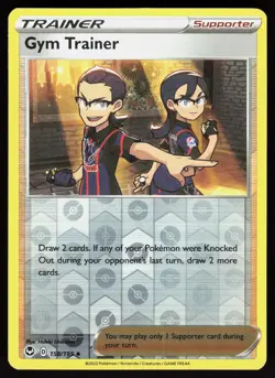 Gym Trainer 158/195 Uncommon Silver Tempest Pokemon Reverse Holo Lightly Played - Image 1