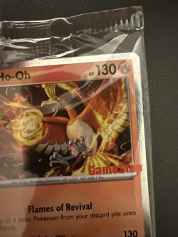 Pokemon TCG Chaos Rising Ho-Oh 010/086 Holo GameStop Stamped Promo NM SEALED - Image 3