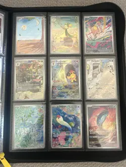 Pokemon Scarlet And Violet Base Set Part Complete Master Set w/ binder - Image 1