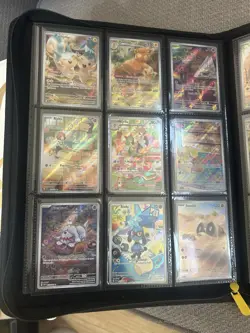 Pokemon Scarlet And Violet Base Set Part Complete Master Set w/ binder - Image 3