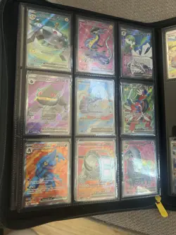Pokemon Scarlet And Violet Base Set Part Complete Master Set w/ binder - Image 5