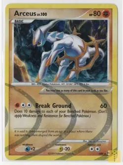 Arceus (AR8) AR8 Holo Holo Rare Arceus Pokemon NM-LP - Image 1