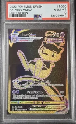 PSA 10 Mew VMAX TG30/TG30 Lost Origin Trainer Gallery Pokemon - Image 1