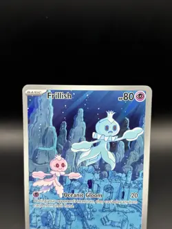 Pokemon Frillish #126/086 English White Flare Illustration Rare - Image 2