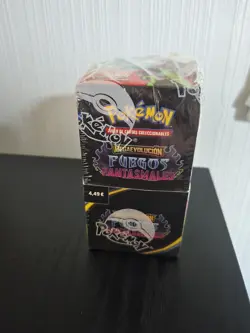 pokemon phantasmal flames half booster box 18 packs spanish/espanol - Image 1