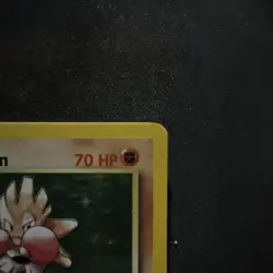 Pokemon Hitmonchan 7/102 Base Set Holo Rare 70 HP English 1999 Wizards - Image 4