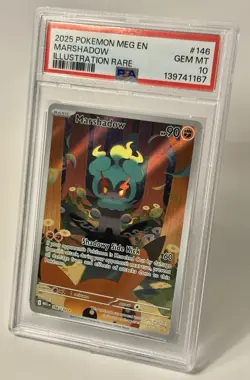 Marshadow PSA 10 #146/132 IR Pokemon TCG Mega Evolution - Image 2