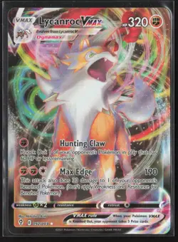 Lycanroc VMAX 092/203 Holo VMAX Rare Evolving Skies Pokemon Holo Lightly Played - Image 1