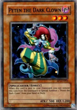 Peten the Dark Clown EP1-EN005 Yu-Gi-Oh! Movie Exclusive Pack Yu-Gi-Oh NM - Image 1