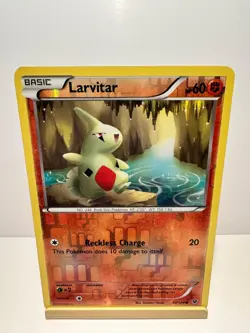 Larvitar 40/124 Common Fates Collide Pokemon Reverse Holo Near Mint - Image 1
