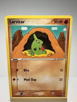 Larvitar 51/101 Common Dragon Frontiers Pokemon Lightly Played - Image 1