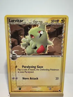 Larvitar 52/101 Common Dragon Frontiers Pokemon Lightly Played - Image 1