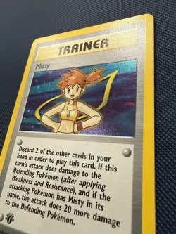 Misty Trainer LP 18/132 - 1st Edition Holo Gym Heroes 🏝 Pokemon 2000 WOTC (A) - Image 5