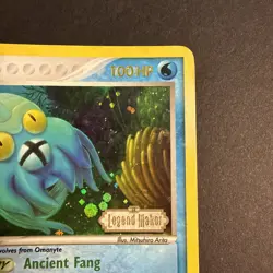 Pokemon Omastar 23/92 Legend Maker Reverse Holo STAMPED MP - Image 3
