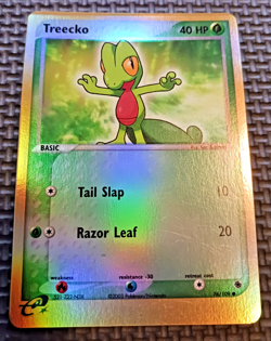 2003 Pokemon Ruby & Sapphire #76 Treecko Reverse Holo LP - Image 1