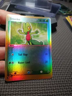 2003 Pokemon Ruby & Sapphire #76 Treecko Reverse Holo LP - Image 3