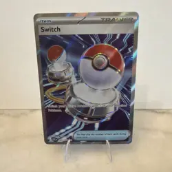 2025 Pokemon TCG Switch 123/94 PFL Full Art Ultra Rare NM - Image 1