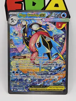 Pokemon TCG Chaos Rising MEGA GRENINJA EX SIR 116/086 Special Illustration Rare - Image 1