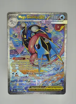 Pokemon TCG Chaos Rising MEGA GRENINJA EX SIR 116/086 Special Illustration Rare - Image 3