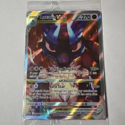2023 Pokemon Black Star Promo #SWSH291 Lucario Vstar Sealed Promo - Image 1