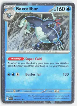 Baxcalibur (Cosmos Holo) 060/193 Holo Promo Blister Exclusives Pokemon Near Mint - Image 1