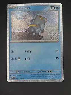 Frigibax 058/193 [Sealed + Snowflake Stamp] Paldea Evolved Cosmo Holo Pokemon NM - Image 1