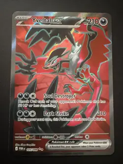 Pokemon-Yveltal ex-105/088-Full Art Ultra Rare-Perfect Order - Image 1