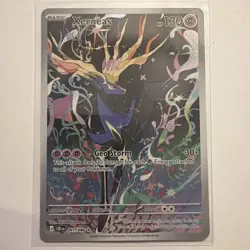 Pokemon TCG Xerneas Illustration Rare Full Art Holo 091/086 Chaos Rising NM - Image 1