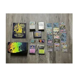 Pokemon TCG Surging Sparks Bulk Lot w/ Pikachu Box, Dice & Player's Guide - Image 1