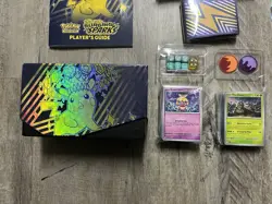 Pokemon TCG Surging Sparks Bulk Lot w/ Pikachu Box, Dice & Player's Guide - Image 5