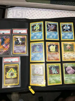 Pokemon Personal Small Binder Collection! Vintage, And New. Plus PSA Slabs - Image 1