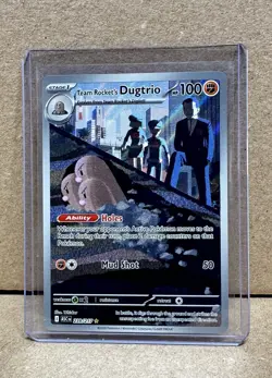 Pokemon TCG–Team Rocket's Dugtrio–IR Full Art Holo 239/217 2026 100HP - Image 1
