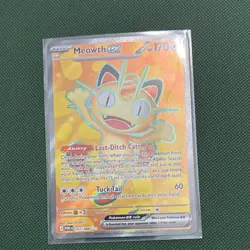 Pokemon Company Meowth EX 107/088 Perfect Order Holo Basic 170HP Cat Pokemon - Image 1