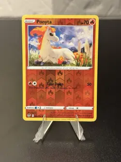 Pokemon Silver Tempest Ponyta 021/195 Reverse Holo - Image 1