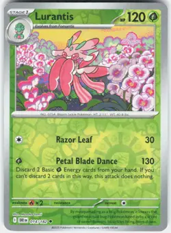 Lurantis 014/182 Uncommon Destined Rivals Pokemon Reverse Holo Near Mint - Image 1