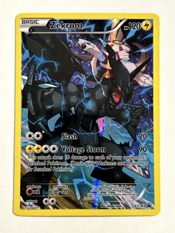 Pokemon TCG Zekrom (Full Art Promo) #XY76 XY Promos NM - Image 1