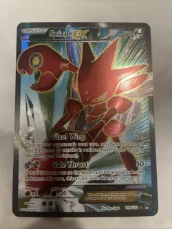 Pokemon Scizor EX Breakpoint Holo Full Art 119/122 - Image 1
