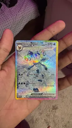 Glaceon ex 150/131 Prismatic Evolutions SIR Full Art Holo 270 HP - Image 1