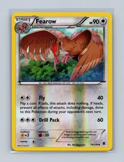 Fearow 79/119 Uncommon Phantom Forces Pokemon Reverse Holo Lightly Played - Image 1