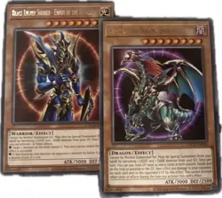 YuGiOh Black Luster Soldier - Envoy of the Beginning + Chaos Emperor Dragon Set - Image 1