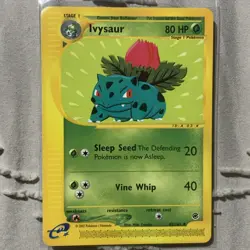 Pokemon Ivysaur 2002 Expedition Base Set Uncommon Card 82/165 NM- Condition - Image 1